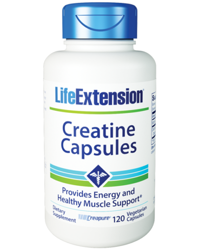 Life Extension Creatine 120 Cap Bottle