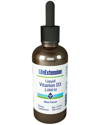 Life Extension Liquid Vitamin D3 1oz Bottle