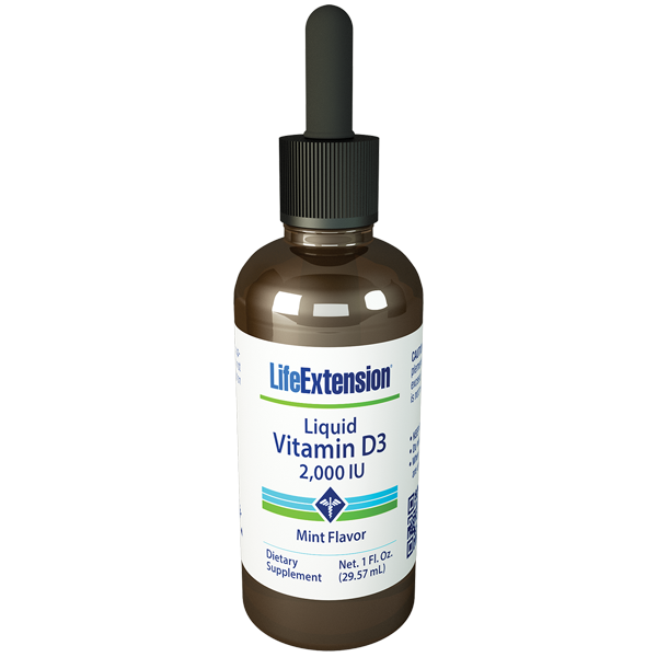 Life Extension Liquid Vitamin D3 1oz Bottle