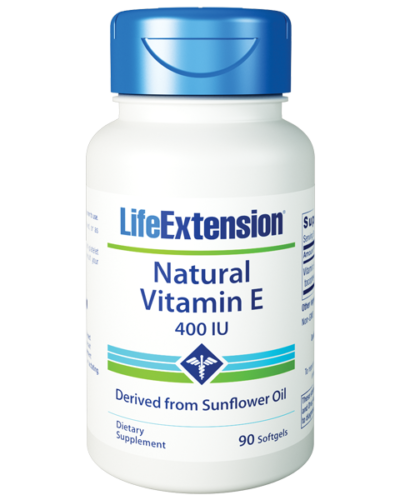 Life Extension Natural Vitamin E 400 (90) Bottle