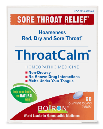 ThroatCalm Boiron Homeopathic