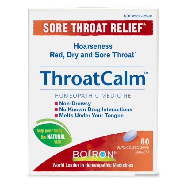 ThroatCalm Boiron Homeopathic