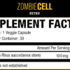 Zombie Cell Detox Facts panel