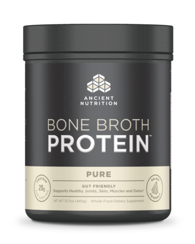 Dr Axe Ancient Nutrition Bone Broth Pure FRONT