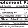 Emerald Elderberry Supp Facts